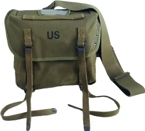 M1961 Bag M1956 Butt Pack Bag with Straps US Vietnam Era Canvas Combat Field Gear