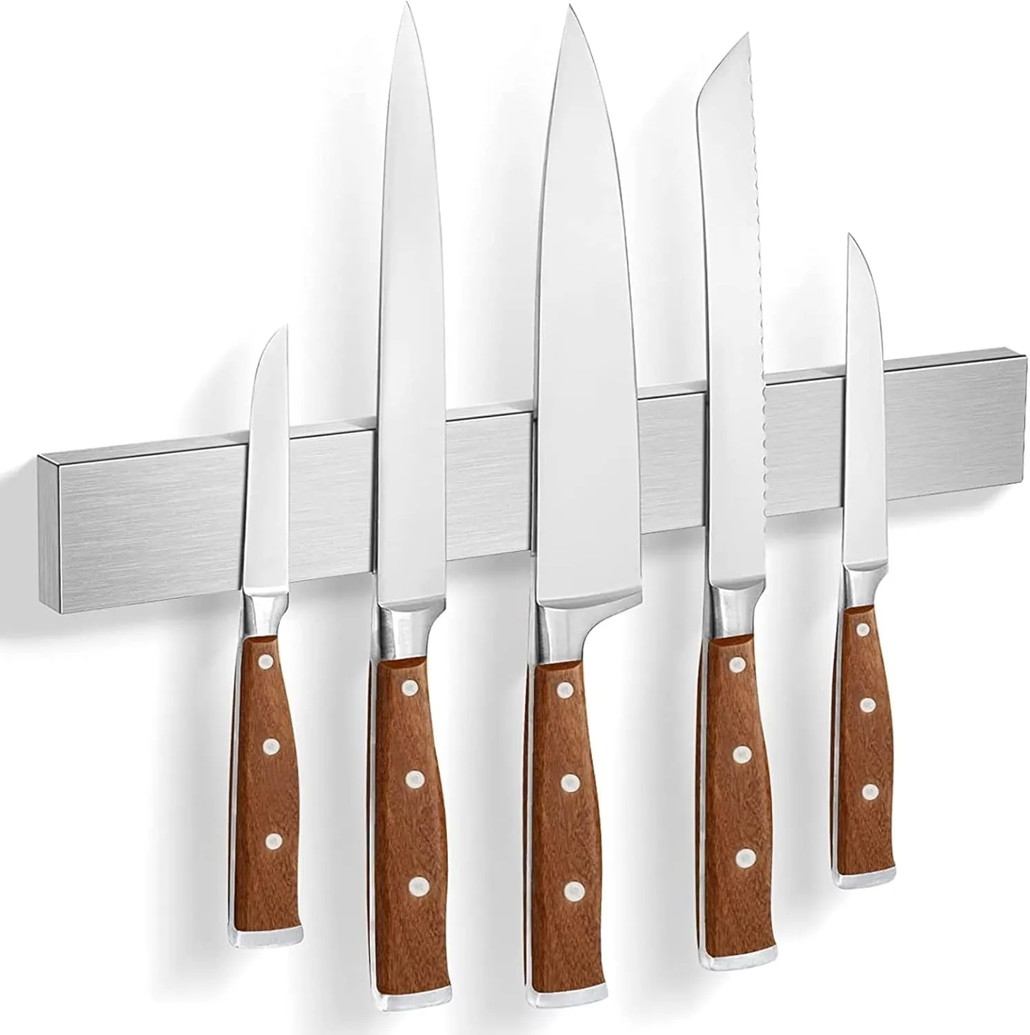 Magnetic Knife Holder for Wall 18 Inch Knife Magnetic Strip Refrigerator Knife Magnet Bar Wall Mount Knife Rack for RV Kitchen Utensil Holder Metal Tool Holder Knife Block for Kitchen Organization
