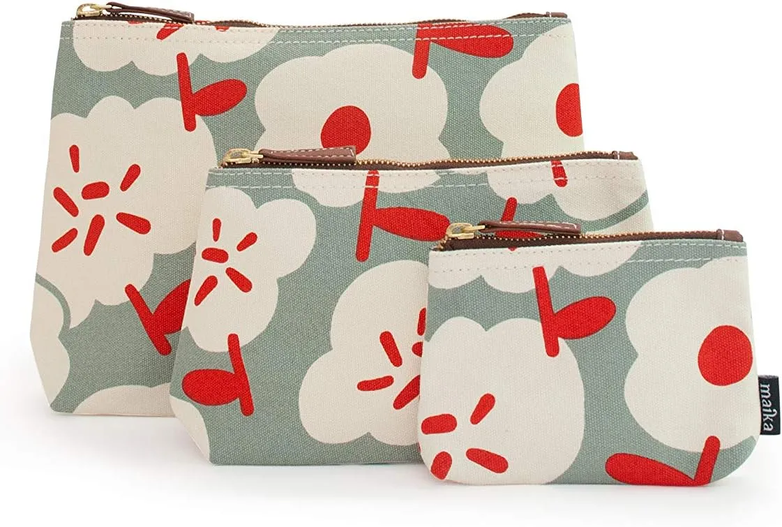MAIKA Recycled Canvas Travel Pouch