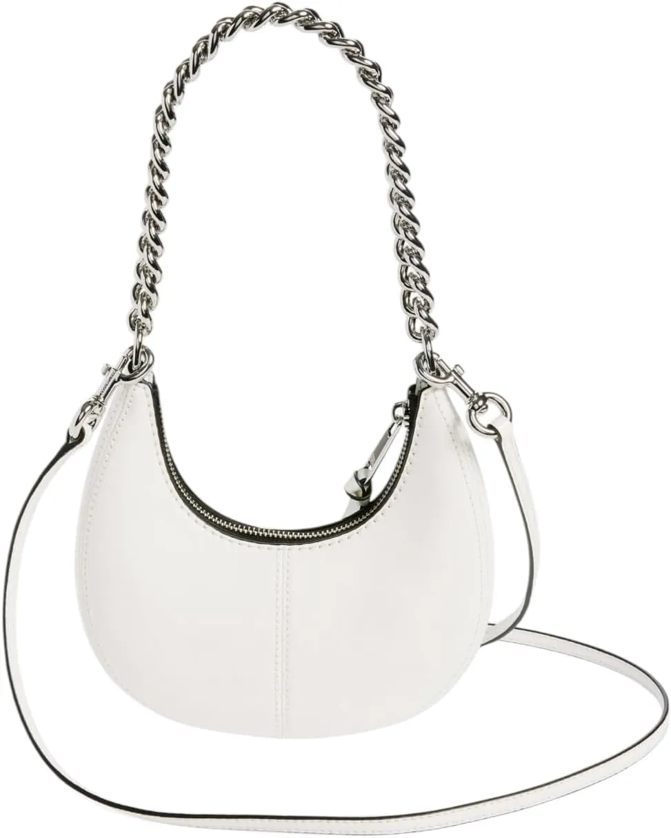 Marc Jacobs Mini Crescent Crinkle Leather Crossbody Bag