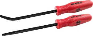 Mayhew Tools 31092 Mini Pry Bar, 2-Piece Set, Red