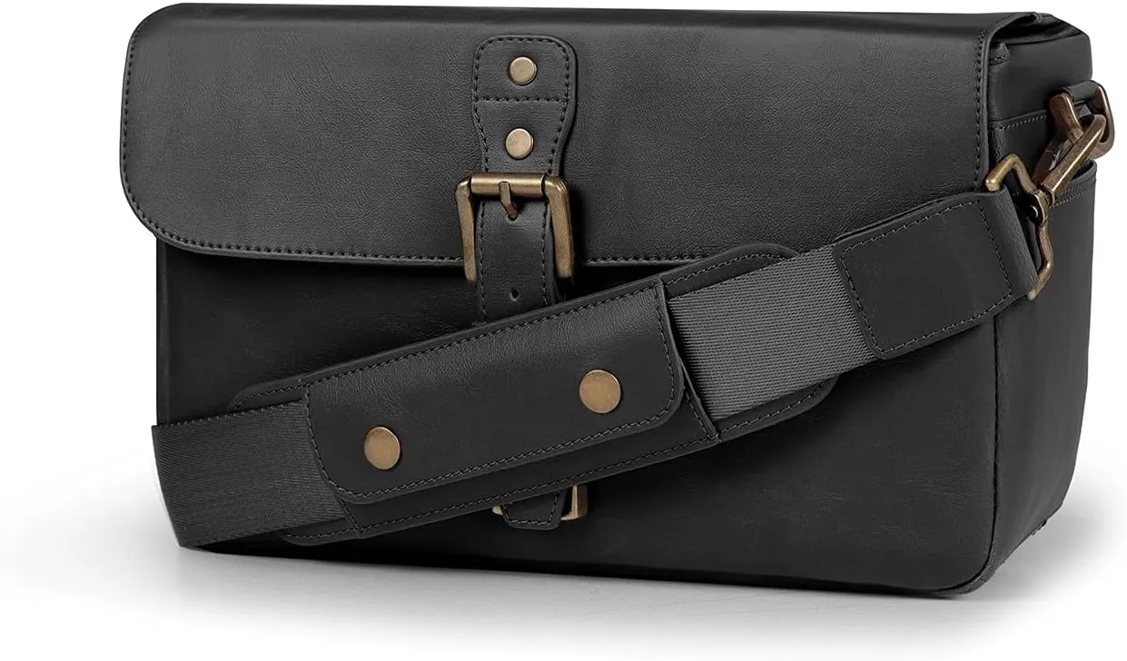 MegaGear Leather Camera Messenger Bag
