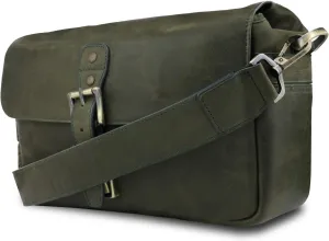 MegaGear Torres Genuine Leather Camera Messenger Bag for Mirrorless, Instant and DSLR Cameras