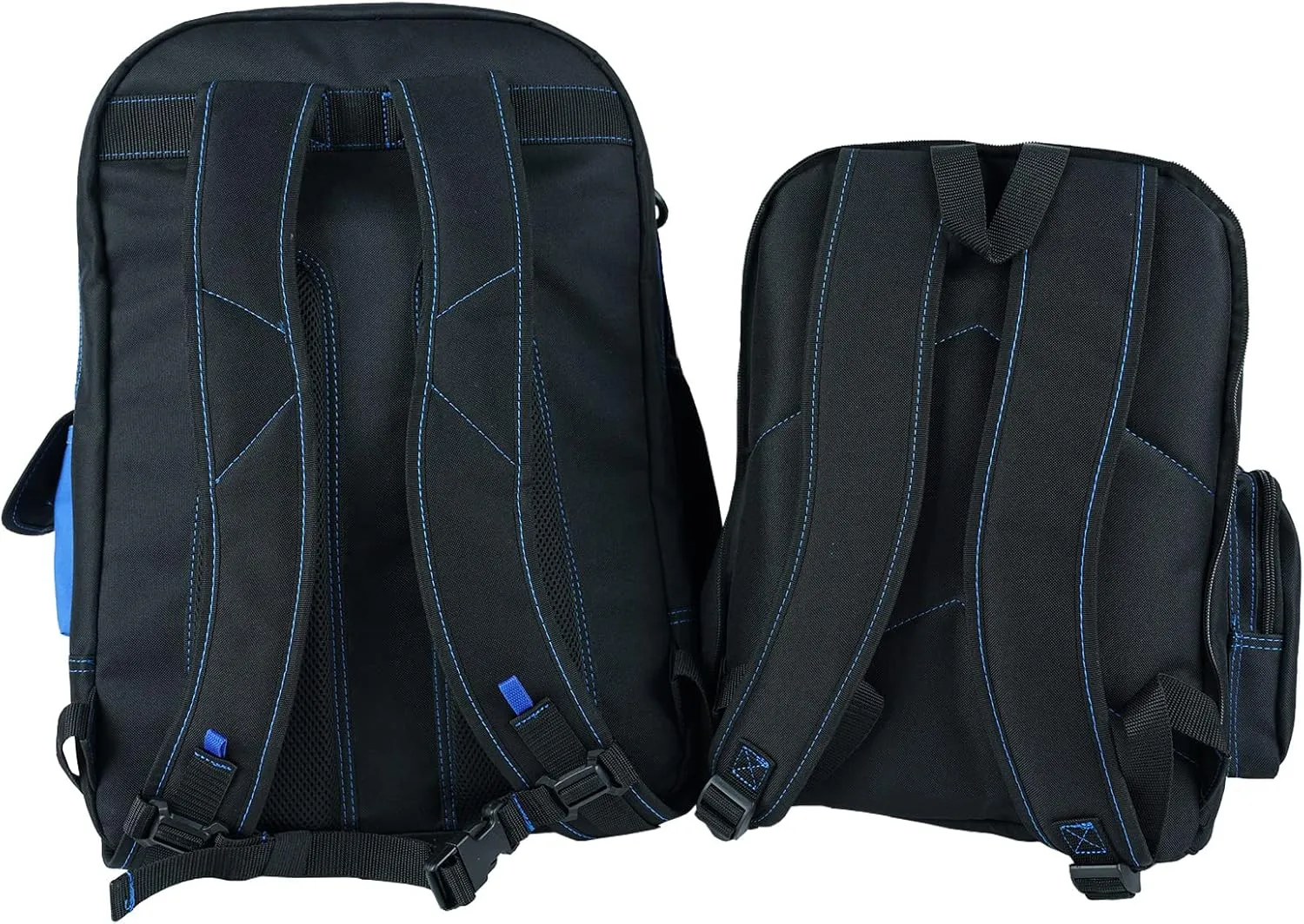 MELOTOUGH Welding backpack for Tools and Helmet Extreme Gear Pack with Large Capacity Helmet Bag Holder Luggage Storage Bag (Blue)