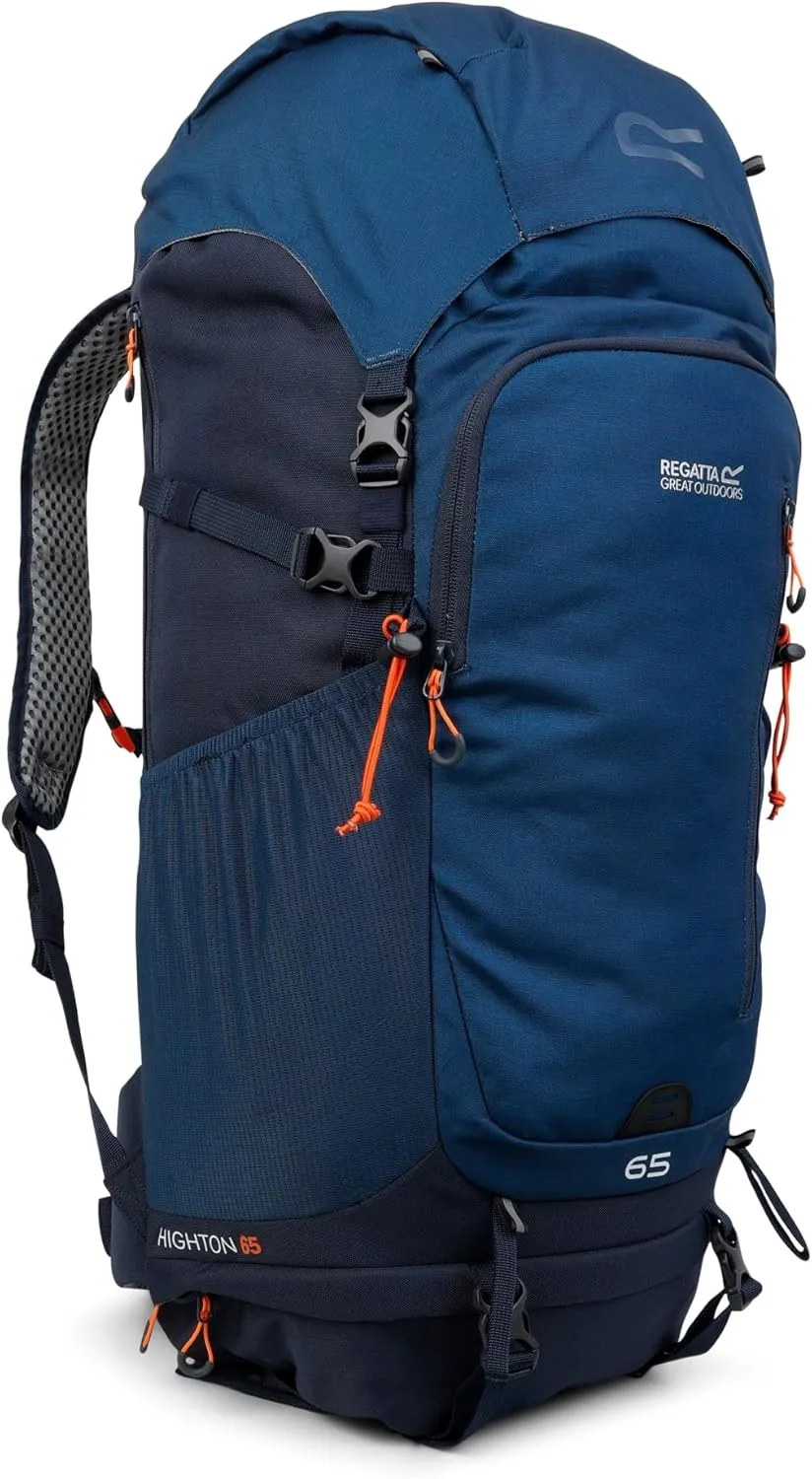 Men's Rucksack Backpacks, Navy/Dkdenim, 65 litres