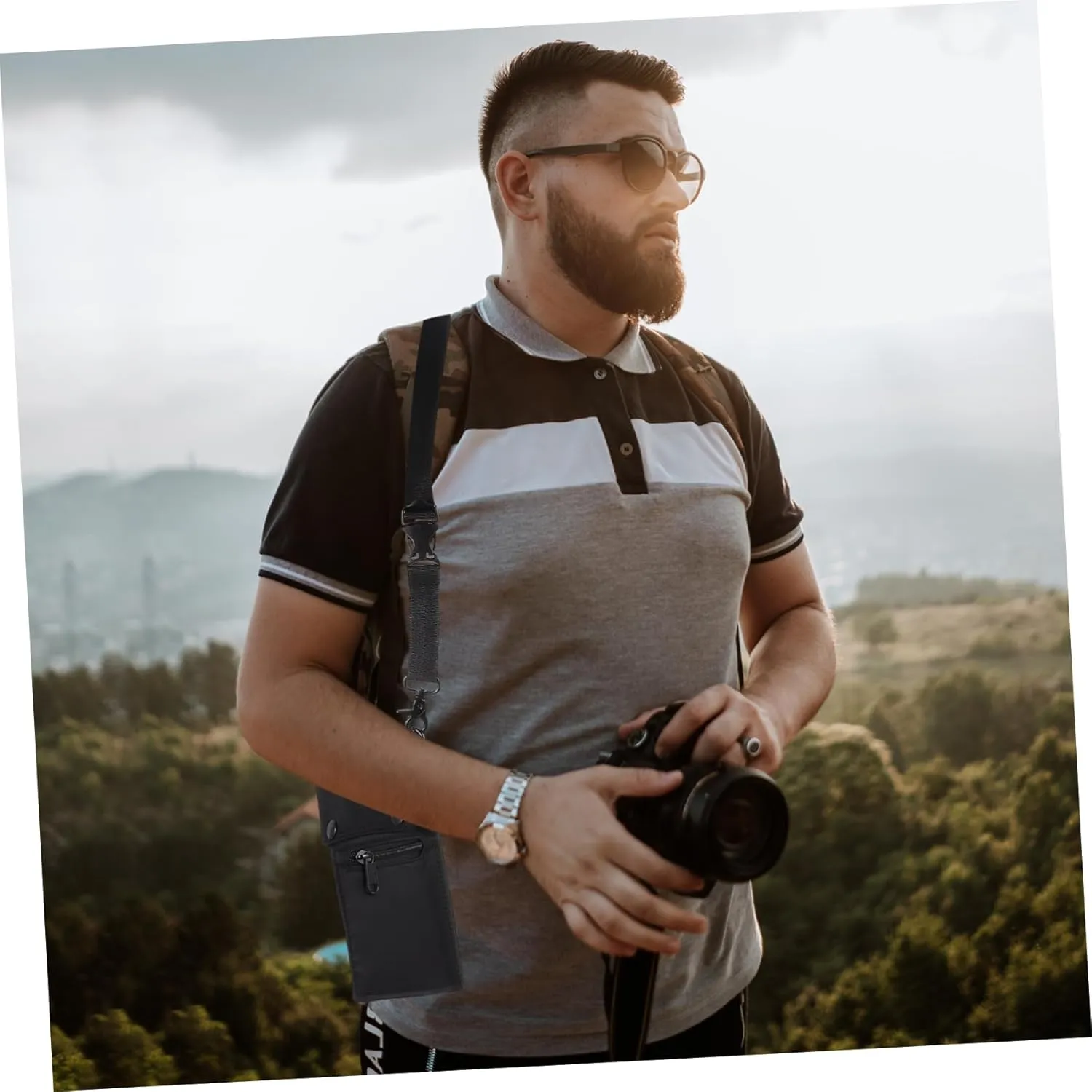 Messenger Bag Travel Pouches Bag Small Neck Pouches for Travel Multifunctional Phone Bag Travel