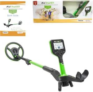 Metal Detector for Kids – Midi Hoard Kids Metal Detector with LCD Display - Waterproof- Pinpoint Button - Lightweight and Easy to Use, Ideal for Ages 8-12 