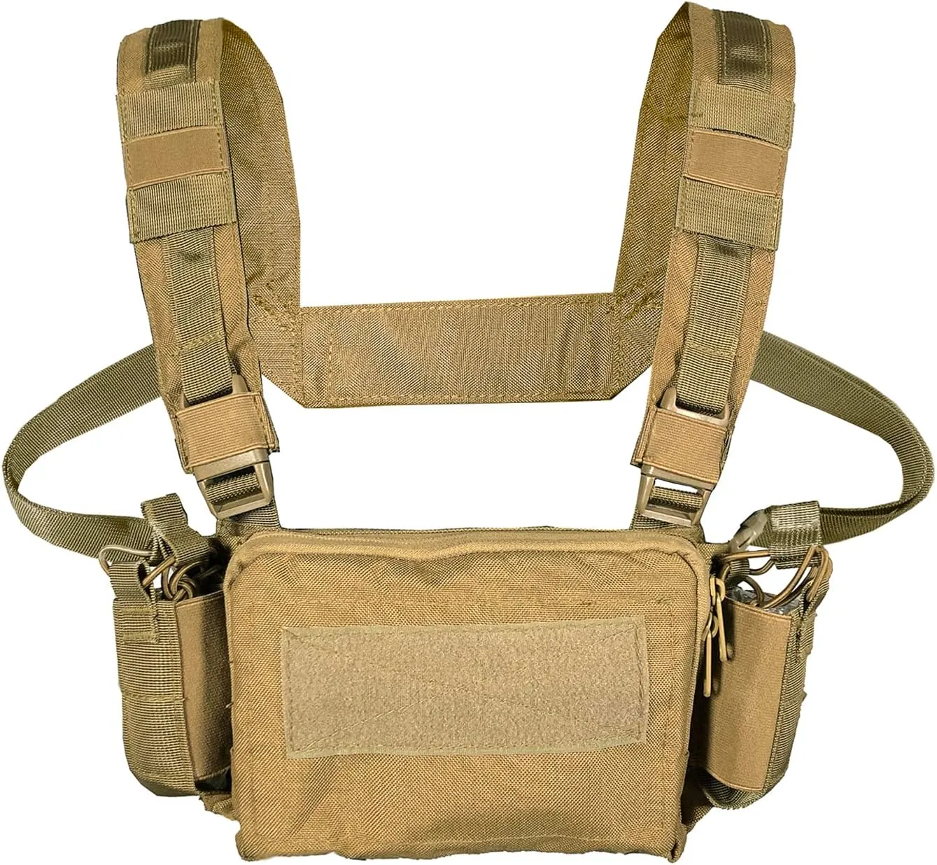 Micro Chest Rig with Triple AK/AR Mag Pouch Tactical H-Harness Bag Airsoft Kit