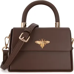 Milan Chiva Small Top Handle Purses for Women Mini Satchel Crossbody Bag Elegant Square Bag