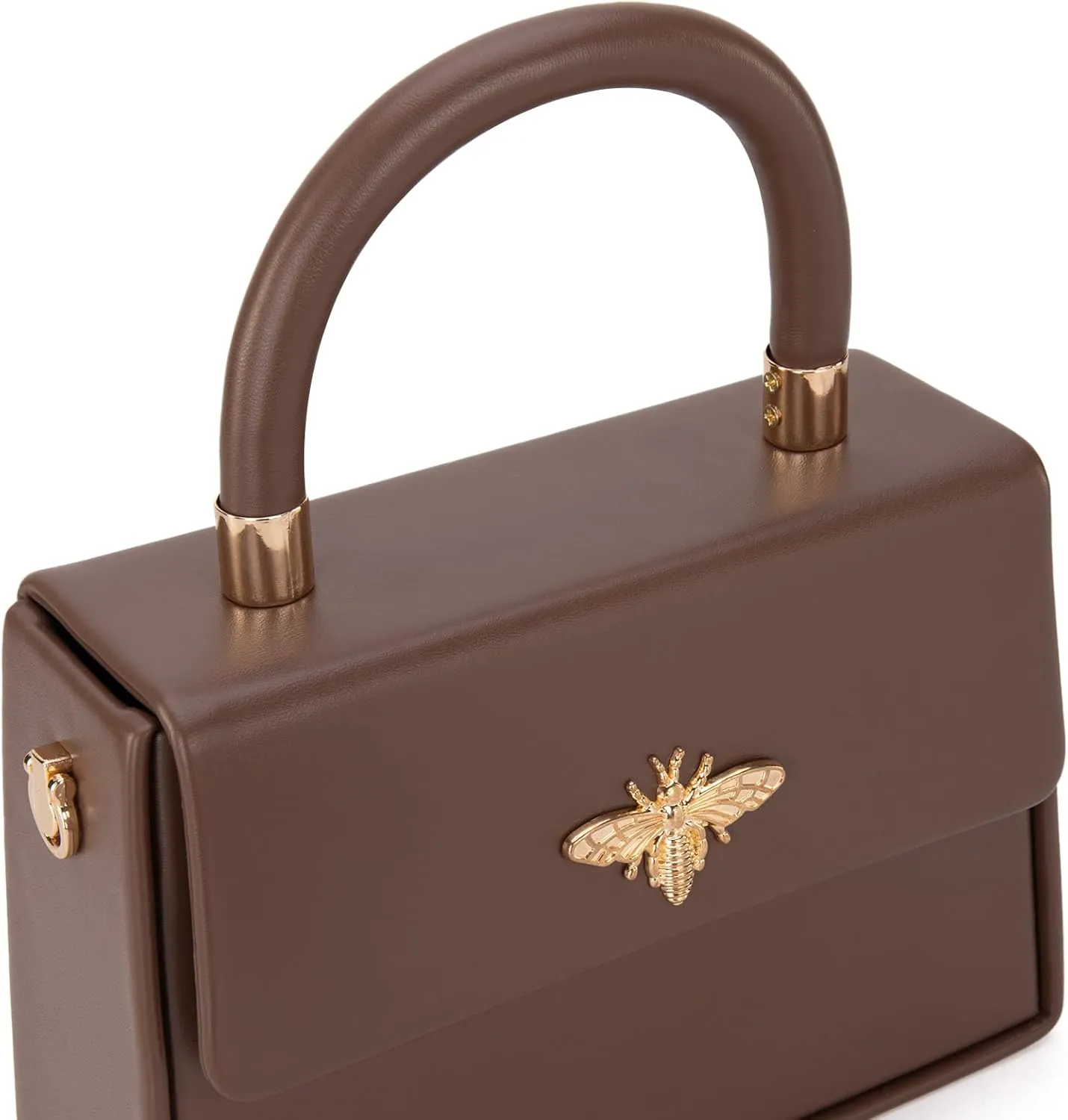 Milan Chiva Small Top Handle Purses for Women Mini Satchel Crossbody Bag Elegant Square Bag
