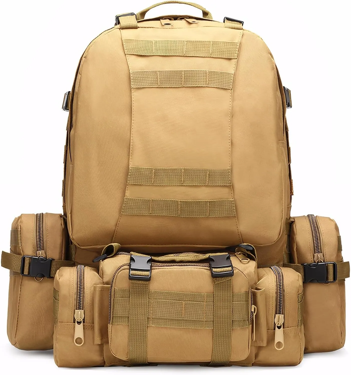 Military Tactical Backpack for Men Waterproof Bug Out Bag Survival Rucksack Go Bag Emergency Molle System Army 3 Day Assault Pack for Camping Hiking Hunting with SOG Features