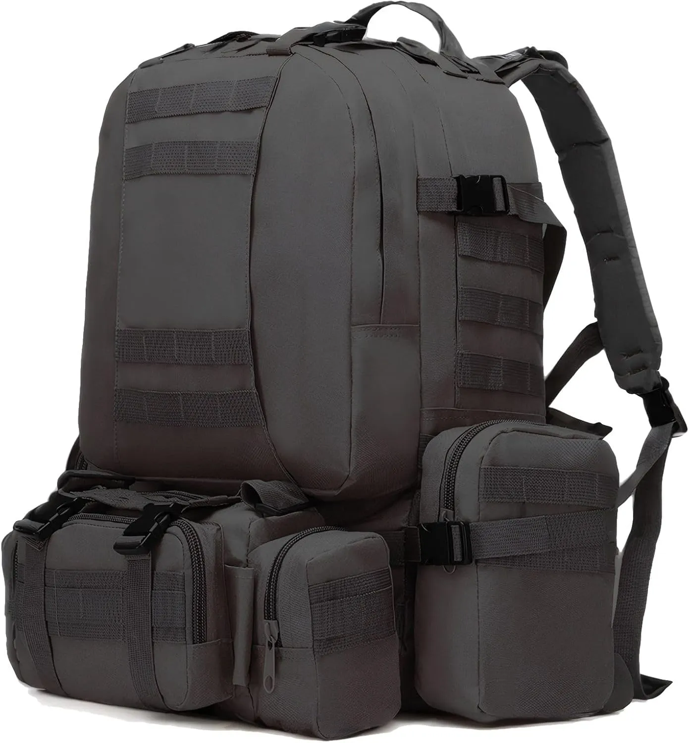 Military Tactical Backpack for Men Waterproof Bug Out Bag Survival Rucksack Go Bag Emergency Molle System Army 3 Day Assault Pack for Camping Hiking Hunting with SOG Features