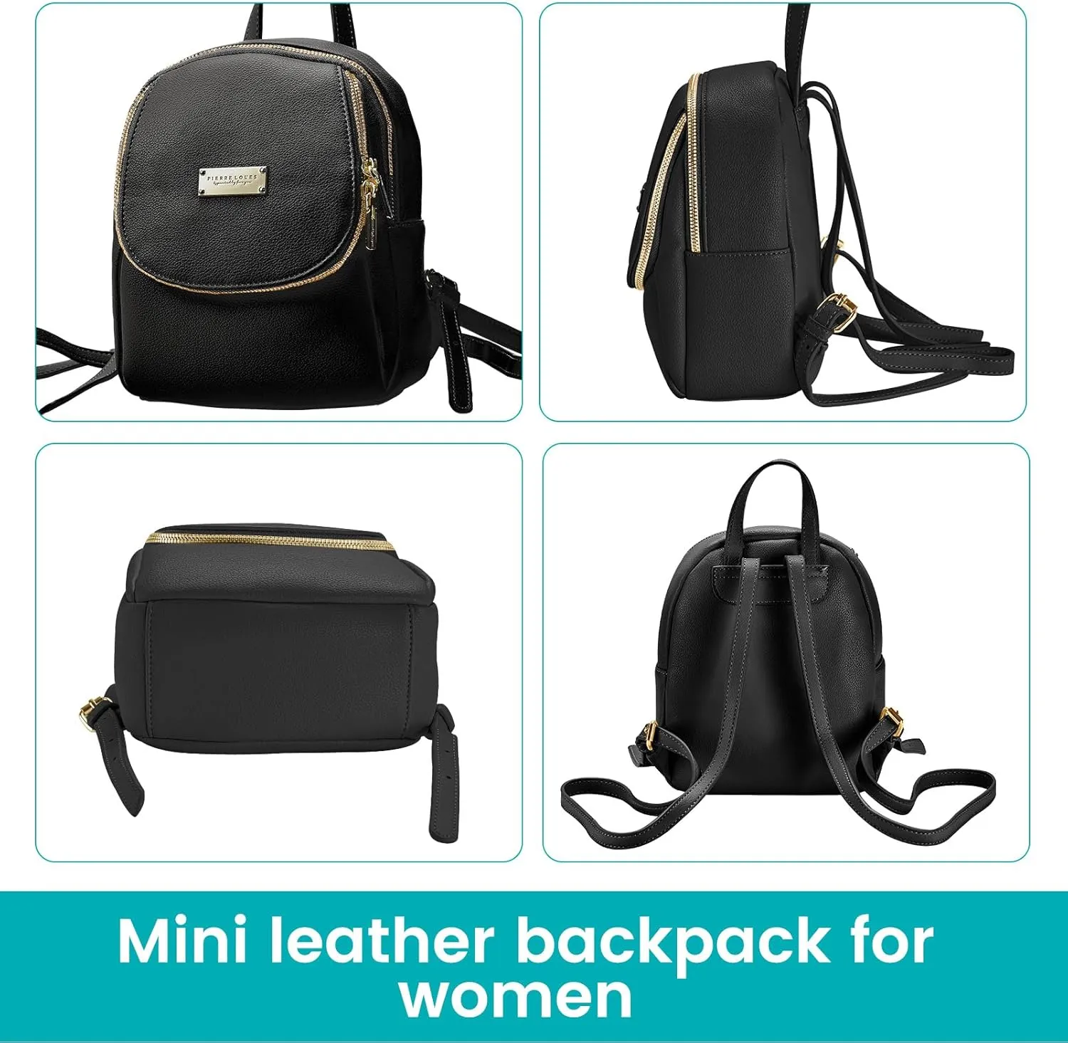 Mini Backpack Purse For Women, Small size Leather Backpacks For Lady Cute Wallet Backpacks Tiny Backpack