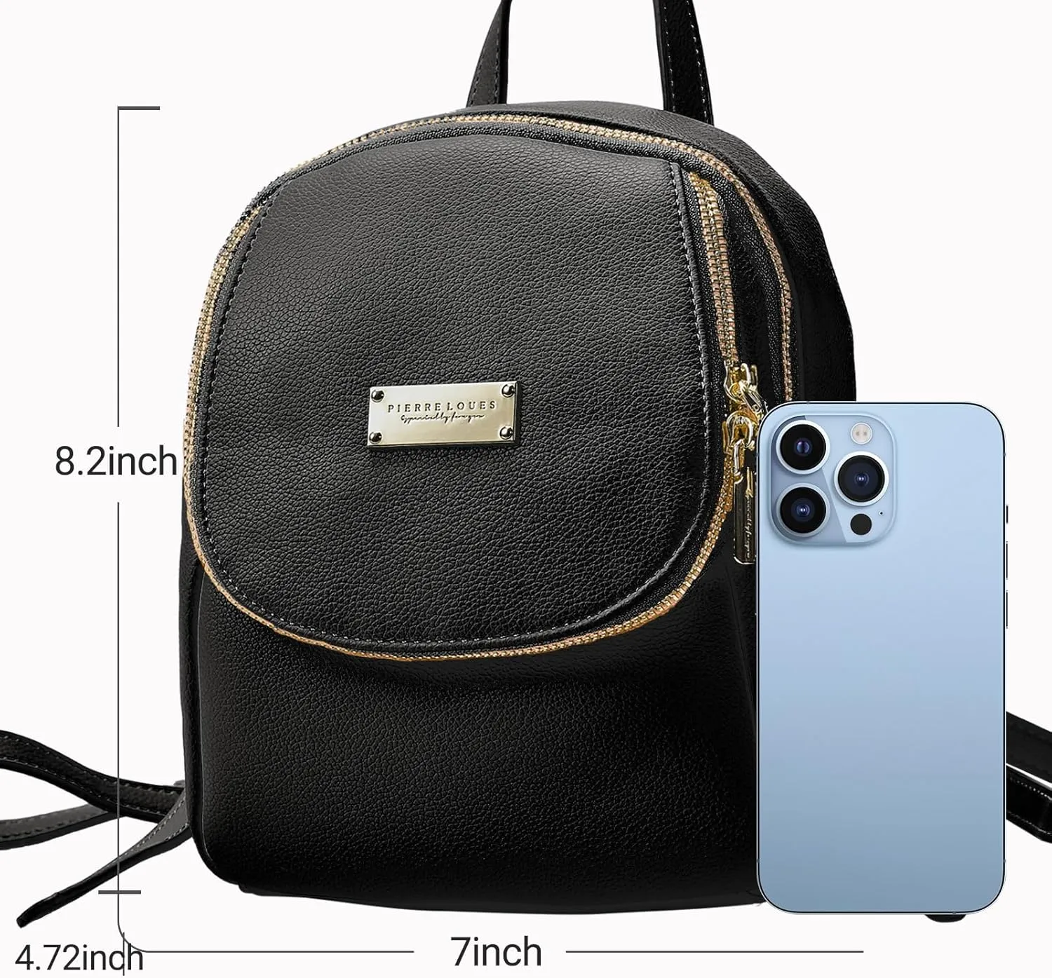 Mini Backpack Purse For Women, Small size Leather Backpacks For Lady Cute Wallet Backpacks Tiny Backpack