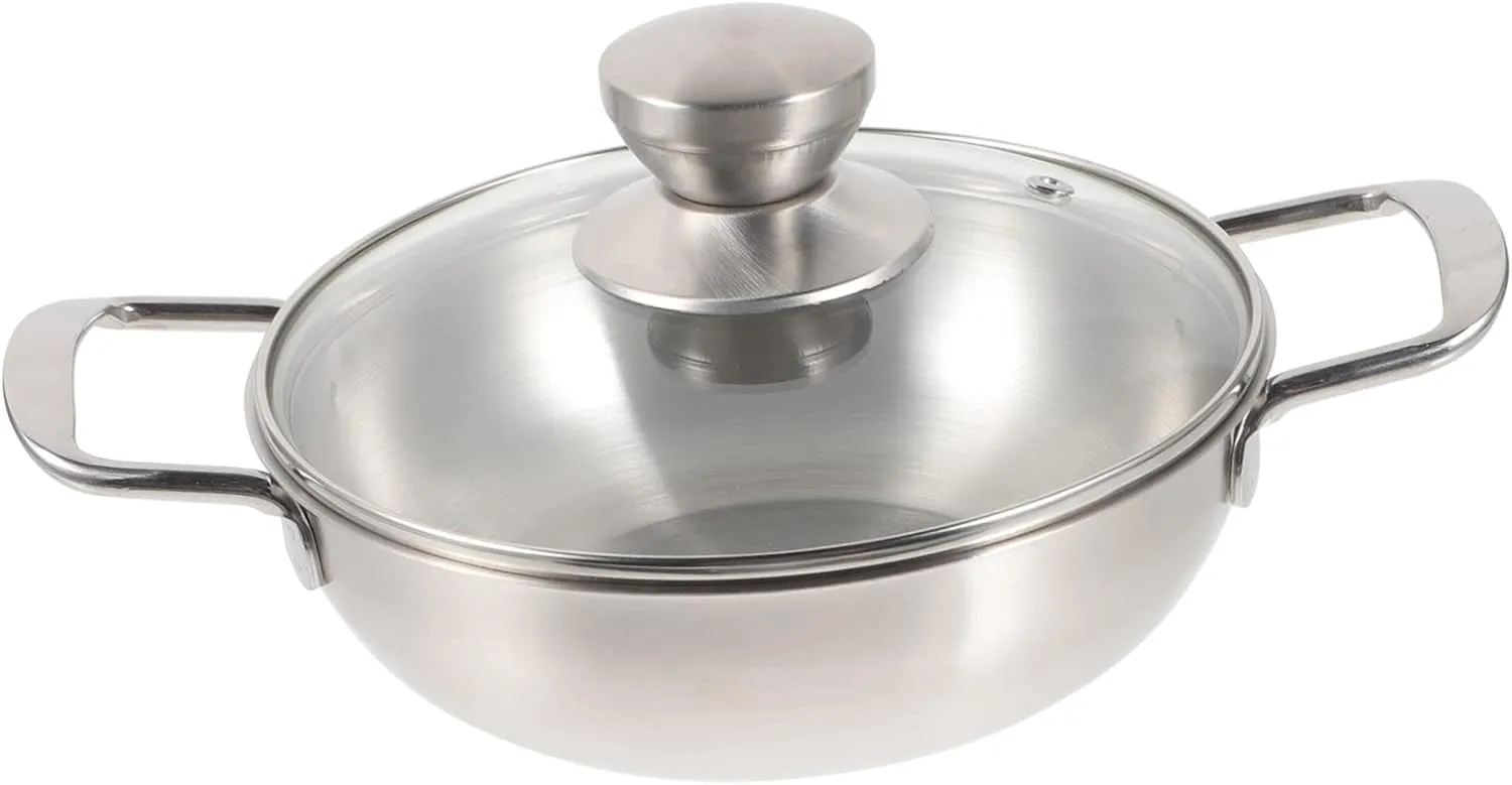 Mini Hot Pot Gooseneck Kettle Cooking Pan Support Dispenser Clear Pot Pan Sifter Canning Pot