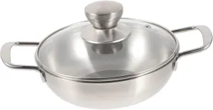 Mini Hot Pot Gooseneck Kettle Cooking Pan Support Dispenser Clear Pot Pan Sifter Canning Pot