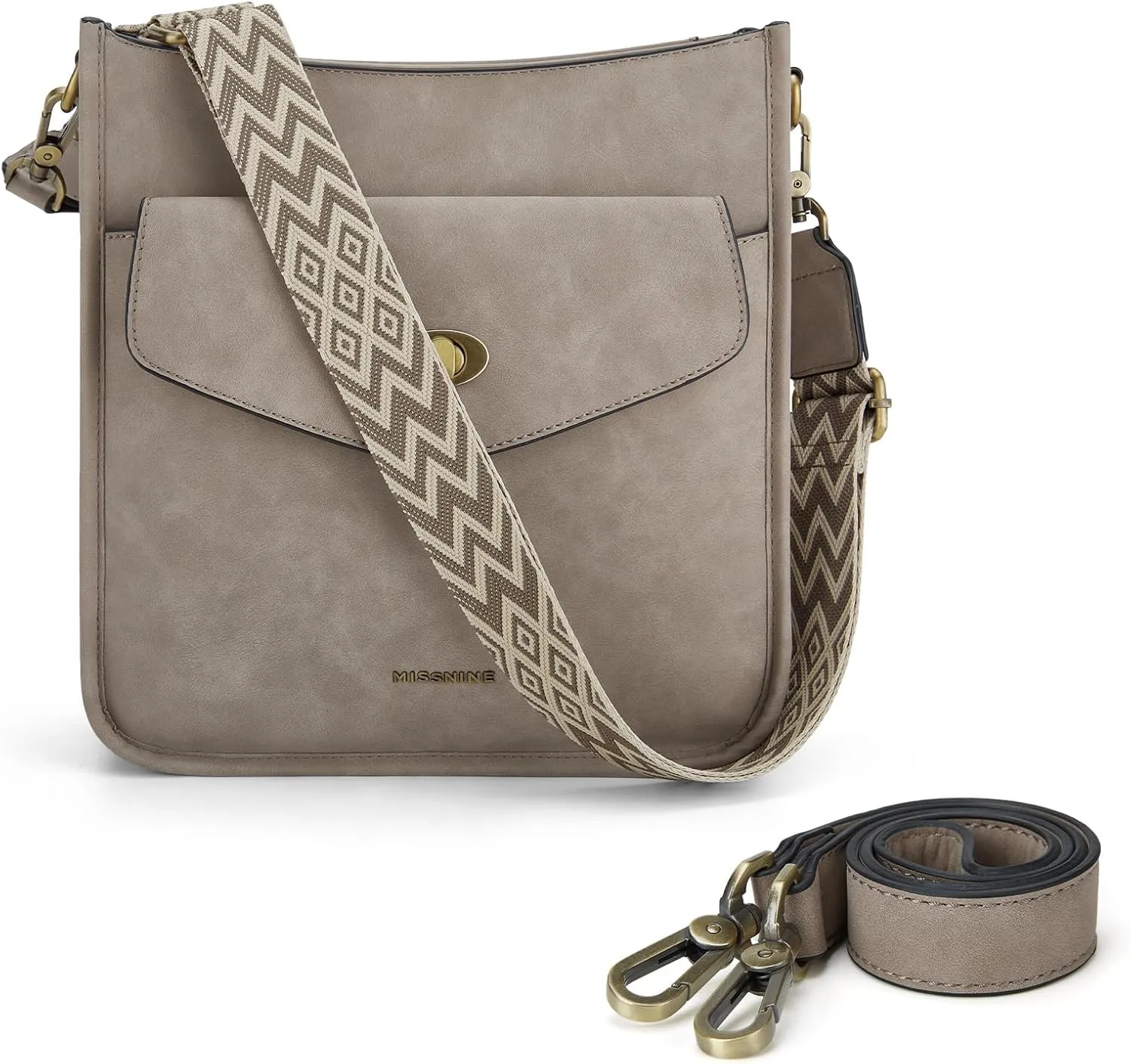 Missnine Hobo Bag Purses and Handbags for Women Top Handle Handbags with Pocket Zipper