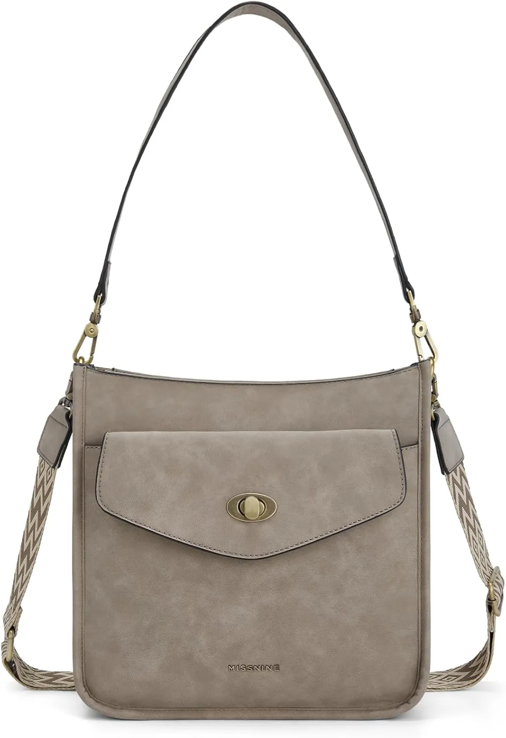 Missnine Hobo Bag Purses and Handbags for Women Top Handle Handbags with Pocket Zipper