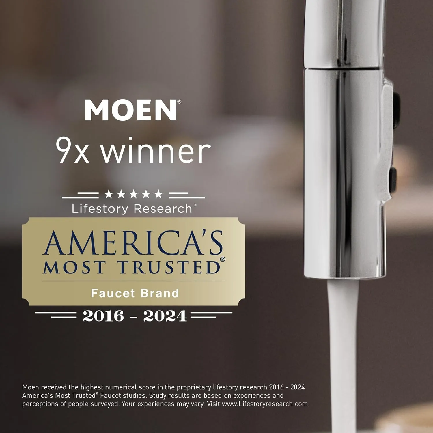 MOEN T943BN Eva Collection Two Handle Deck Mount Roman Tub Faucet Trim Kit Valve Required, One Size, Brushed Nickel