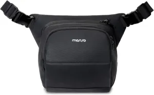 MOSISO Camera Bag, Camera Sling Bag for Photographers, Double Layers Camera Shoulder Bags for DSLR/SLR/Mirrorless Cameras, Waterproof Crossbody Padded Camera Purse for Canon/Nikon/Sony, Black