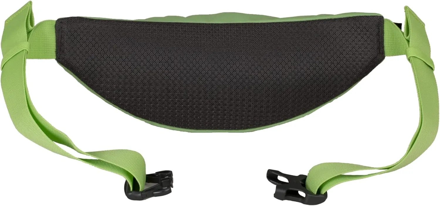 Mountainsmith Swoop Lumbar Waist Fanny Hip Pack, Running, Hiking, Travel, Dog-Walking, Outdoor Activities with 2 Zippered Pockets, Meadow Green