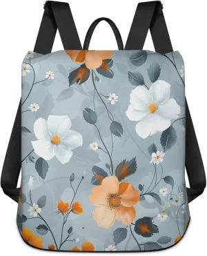 Mystical Flower Anti-Theft Rucksack Fashion Backpack Travel Shoulder Bag Lightweight Waterproof Daypack Casual Backpacks For Women Men