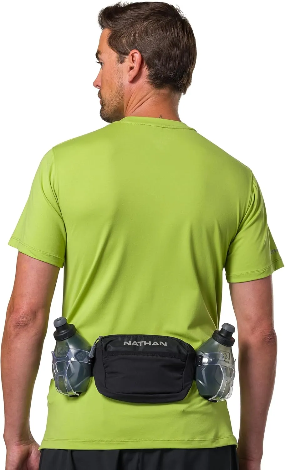 Nathan Running Belt Hydration with Flasks, Storage Pockets, Trail Mix Plus, Running Water Bottle Belt, Insulated, Walking, Hiking