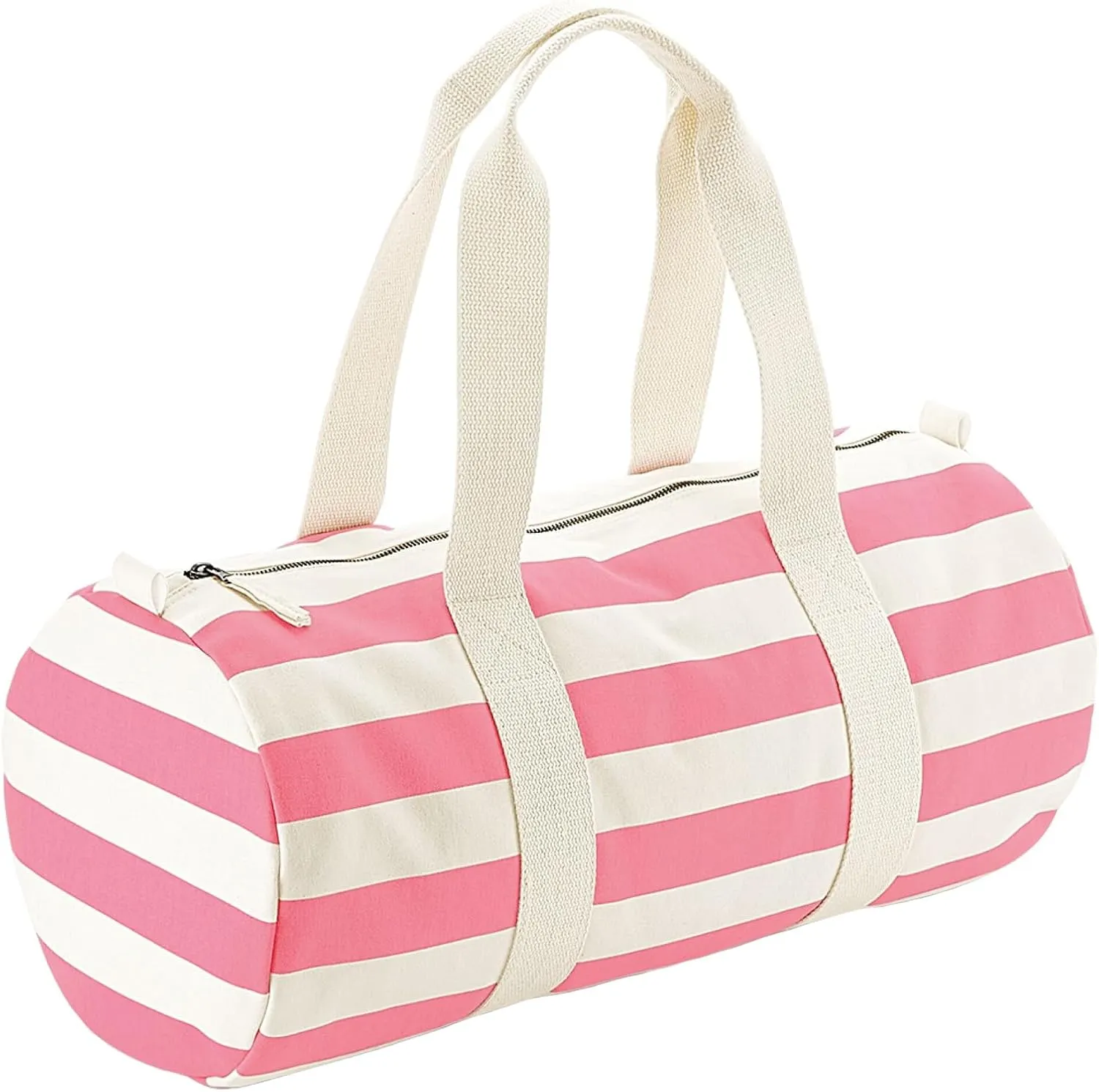 Nautical Duffle Bag (One Size) (Natural/Pink)