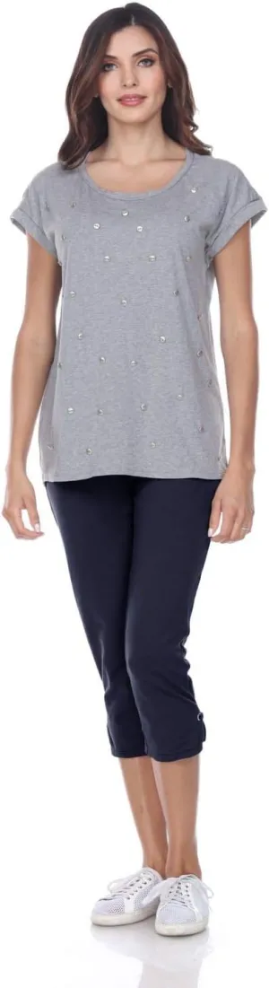 Neon Buddha Women's Miami Top Shirt, Sporty Grey, Large