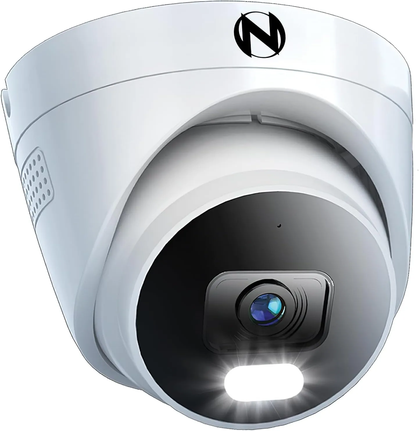 Night Owl Wired IP 4MP Deterrence Dome Camera with 2-Way Audio - White