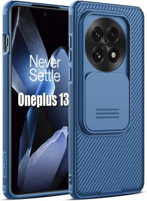 Nillkin for OnePlus 13 Case, CamShield Pro Case with Slide Camera Cover, Camera Protection, Slim Fit Shockproof Cover for One Plus 13 Case Thin - Blue