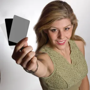 Optek Premium Reference White Balance Card Set- 3 Card Set- 3 Card Digital Color Correction Tool