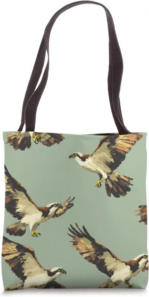 Osprey 8bit Animal Wildlife Pattern Backpack Tote Bag