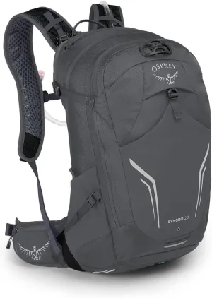 Osprey Syncro 20L Men's Hiking Backpack with Hydraulics Reservoir, Coal Grey