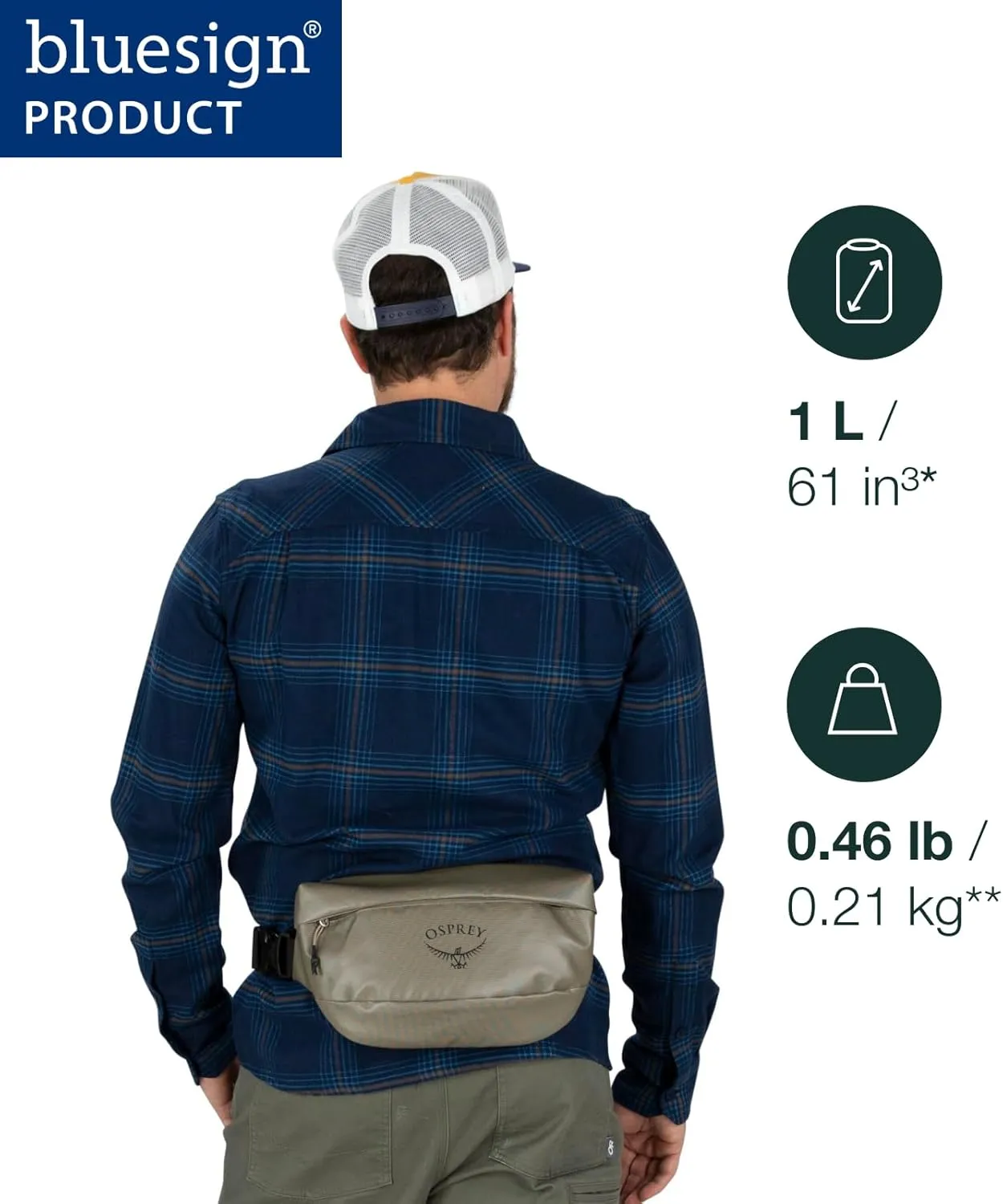 Osprey Transporter Everyday Waist Pack, Venturi Blue