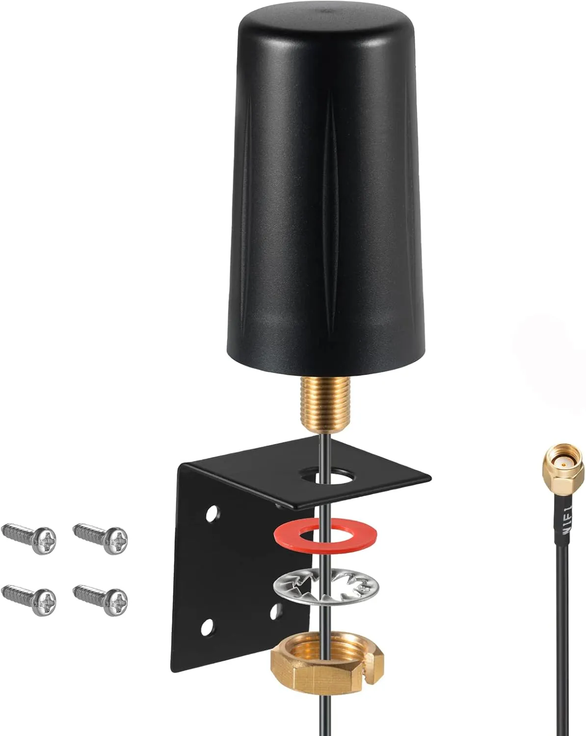 Outdoor 7dBi Dual Band 2.4GHz 5GHz 5.8GHz Long Range WiFi Booster Antenna for WiFi Router Hotspot Network Devices PC Security IP Camera Internet WiFi6 Desktop PC USB Adapter Card, Eifagur