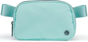 Pander Belt Bag for Women, Fashion Waist Packs, Crossbody Bags, Everywhere Belt Bag with Adjustable Strap (Pale Turquoise).