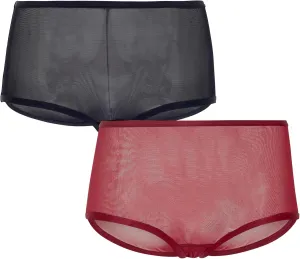 Parade Women's Silky Mesh High Rise Boyshort, Multi-pack