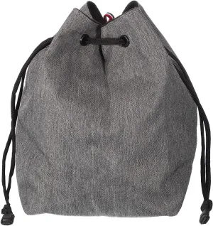 PATIKIL Drawstring Camera Bag, 6.69"x4.72"x9.45" Waterproof Camera Drawstring Shoulder Bag with Camera Straps for Nikon DSLR Camera Lenses, Gray