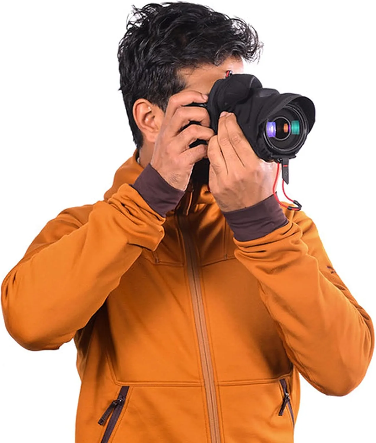 Peak Design Black Shell Medium Form-Fitting Rain and Dust Cover