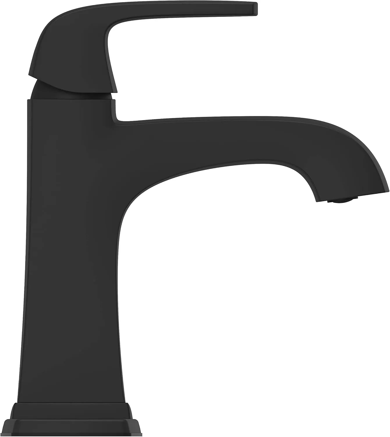 Pfister Bellance Bathroom Sink Faucet, Single Handle, Single Hole or 3-Hole, Matte Black Finish, LF042BLLB