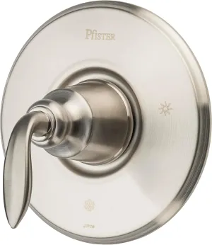 Pfister R89-1CBK Avalon One-Handle Tub and Shower Valve Trim, Brushed Nickel