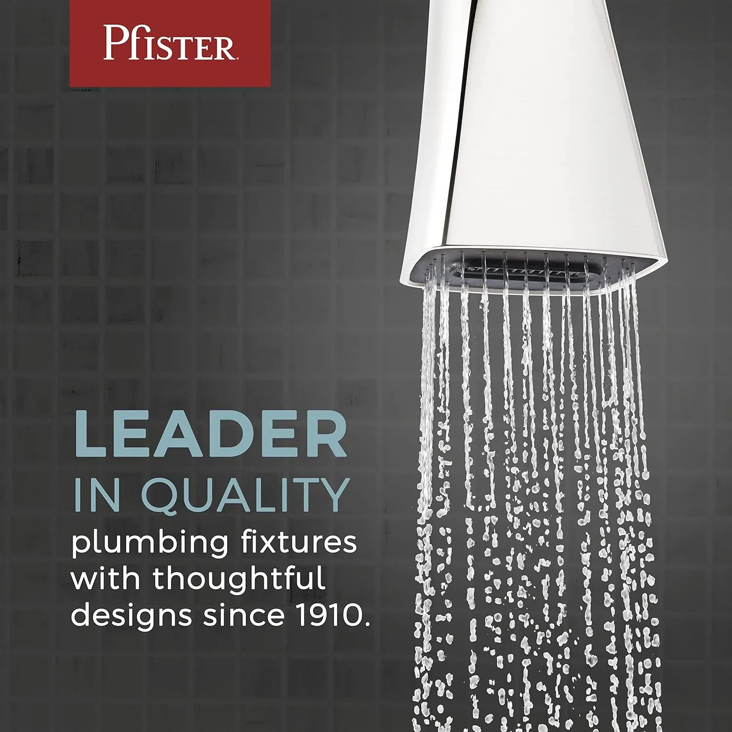 Pfister Stellen Kitchen Faucet with Pull Down Sprayer, Single Handle, High Arc, Stainless Steel Finish, LG529SAS