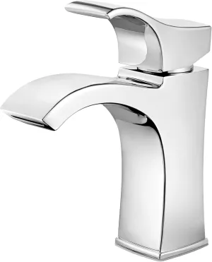 Pfister Venturi Bathroom Sink Faucet, Single Control, 1-Handle, Single Hole, Polished Chrome Finish, LF042VNCC
