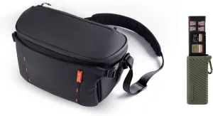 PGYTECH CreateMate High-Speed SD Card Reader Green  PGYTECH OneMo Sling Camera Bag 11L-13L Waterproof Camera Shoulder Bag