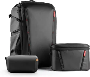 PGYTECH OneMo 2 35L Camera Backpack Tech Accessories Pouch Waterproof Small Electronics Organizer Bag Tech Organizer Pouch for Cables, Phone Batteries, Photography SD card
