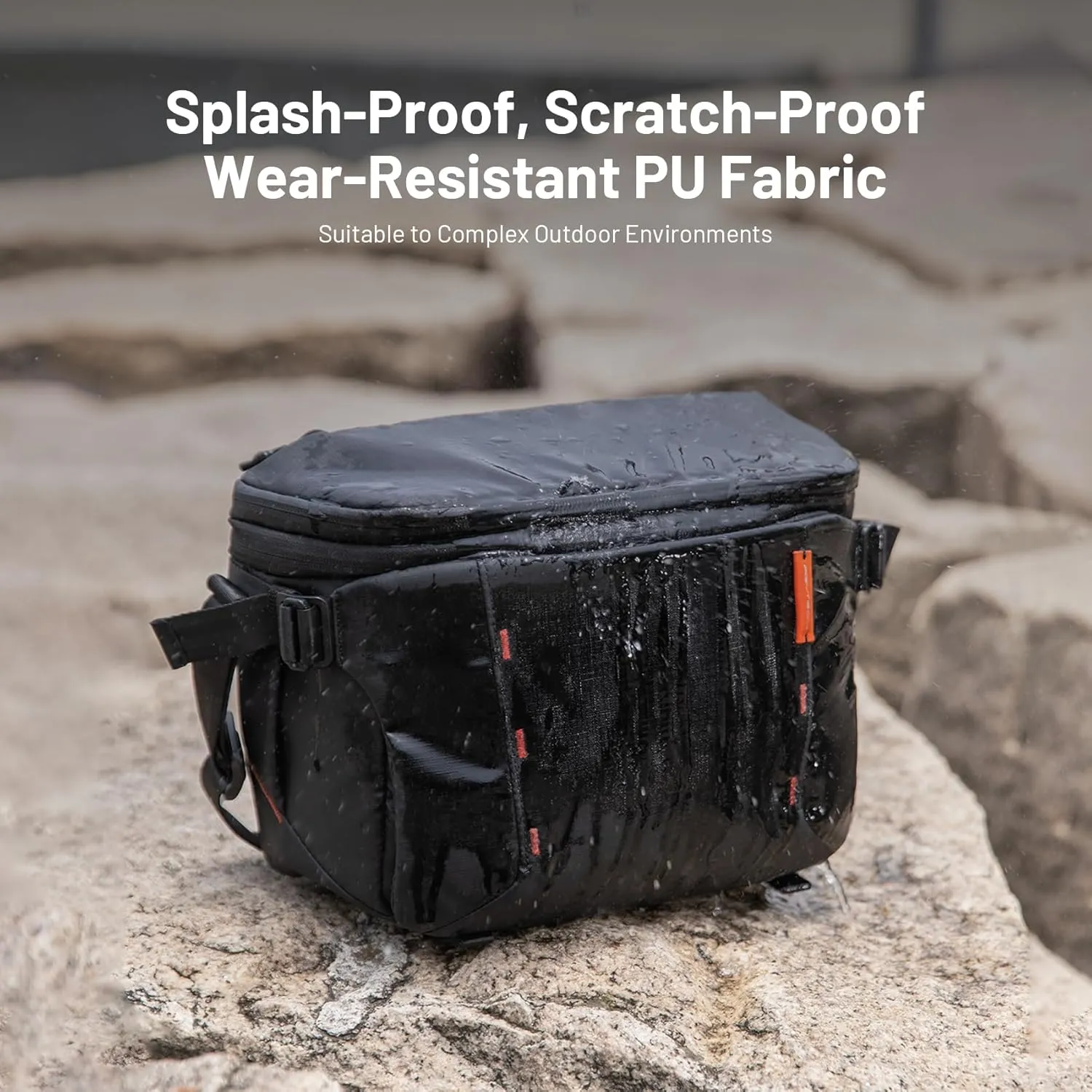 PGYTECH OneMo Sling Camera Bag 11L-13L, waterproof Crossbody Camera Shoulder Bag for Photographers Travel, DSLR Camera Bag for Sony/Canon/Nikon/DJI Mavic/Mirrorless/Tripod/Laptop, Grey Camo