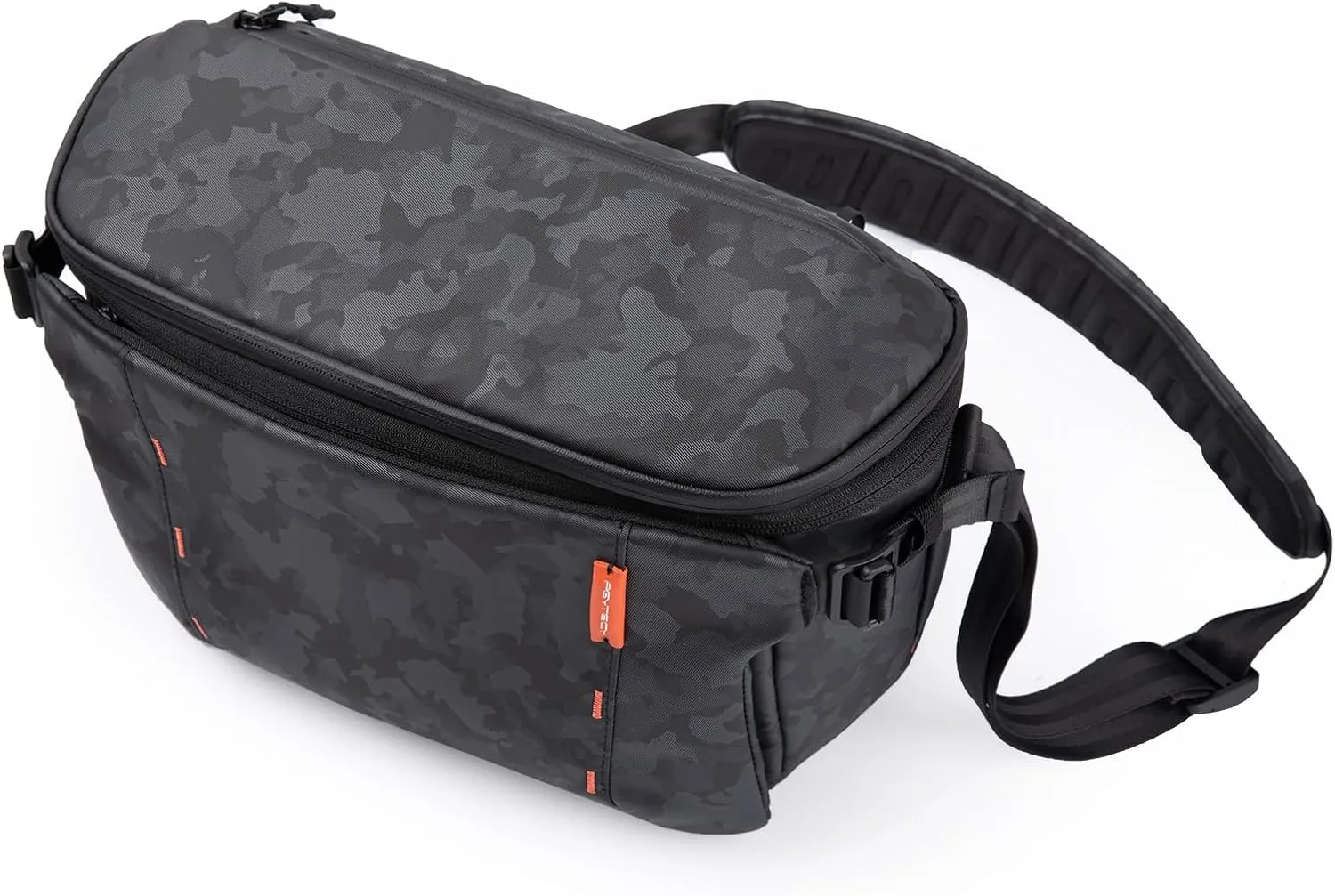 PGYTECH OneMo Sling Camera Bag 11L-13L, waterproof Crossbody Camera Shoulder Bag for Photographers Travel, DSLR Camera Bag for Sony/Canon/Nikon/DJI Mavic/Mirrorless/Tripod/Laptop, Grey Camo