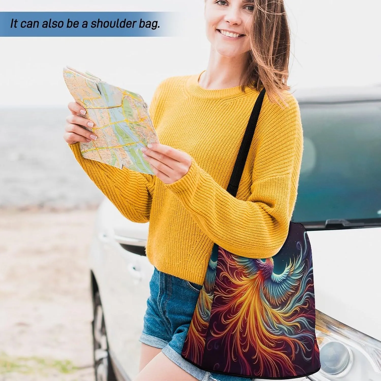 Phoenix Waterproof Backpack Purse for Women Anti Theft Fashion Shoulder Bag Lightweight Rucksack