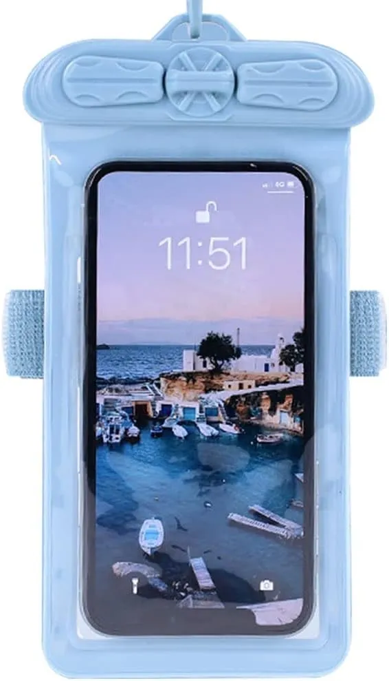 Phone Case, Compatible with Datalogic DL-Axist Waterproof Pouch Dry Bag [ Not Screen Protector Film ] Blue
